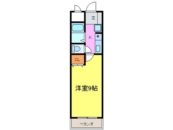 グリ－ンパレスの物件間取画像